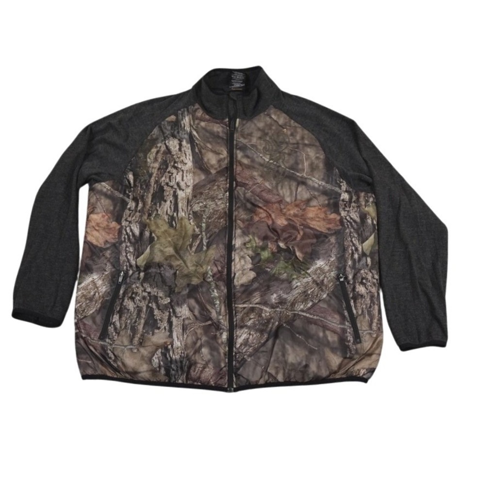 Browning Jacket Mens 3XL Camo Gray Mossy‎ Oak Hybrid Approach Break-Up PrimaLoft